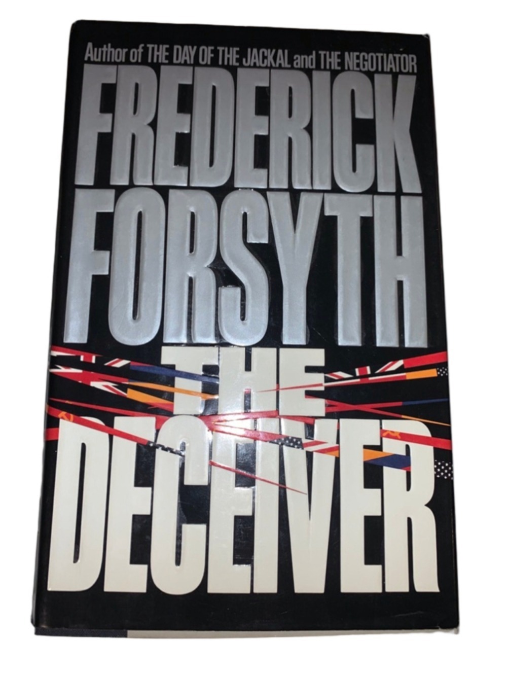 Frederick Forsyth The Deceiver hardcover Book One Size Black White